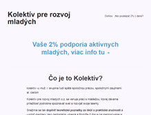 Tablet Screenshot of kolektiv.org